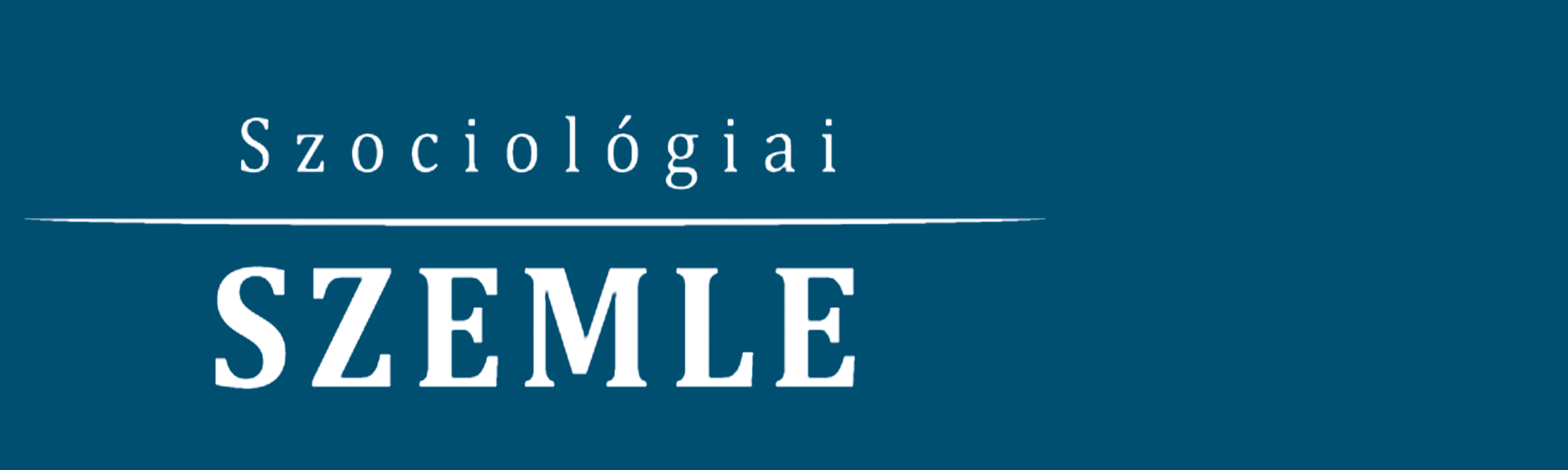 Szociológiai Szemle